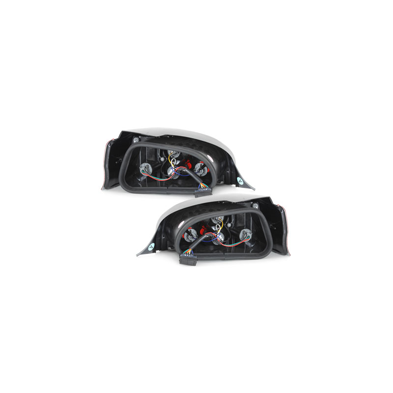 Feux arrière LED Citroen Saxo 96-00  rouge/cristal