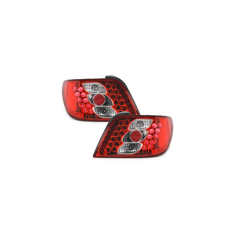 Feux arrière LED Citroen Xsara 97-00  rouge/cristal