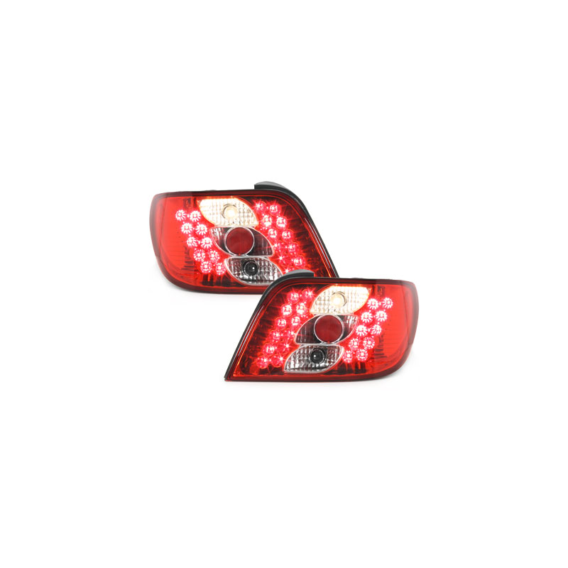 Feux arrière LED Citroen Xsara 97-00  rouge/cristal