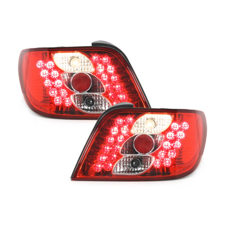 Feux arrière LED Citroen Xsara 97-00  rouge/cristal