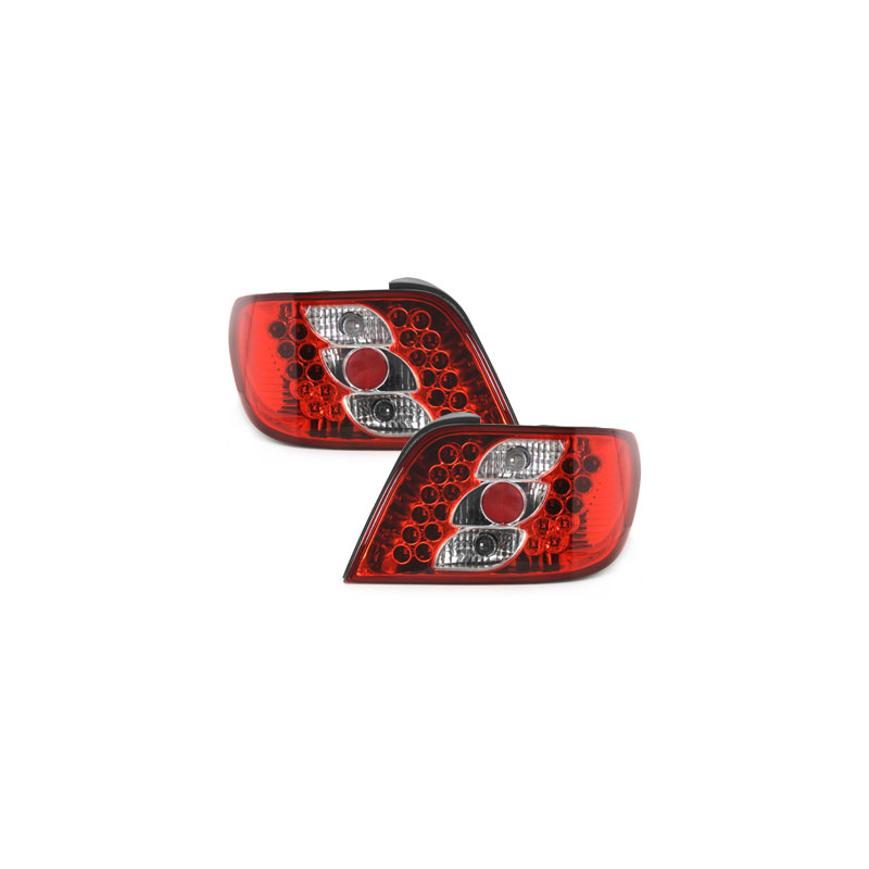 Feux arrière LED Citroen Xsara 97-00  rouge/cristal