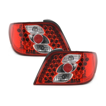 Feux arrière LED Citroen Xsara 97-00  rouge/cristal