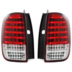 Feux arrière carDNA LED DACIA Duster LIGHTBAR Rouge/clair