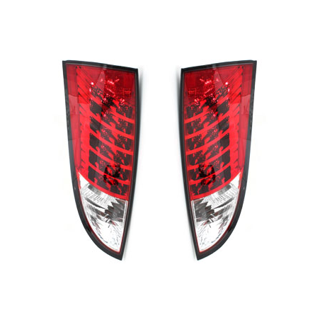 Feux arrière LED Ford Focus 98-04 rouge/cristal