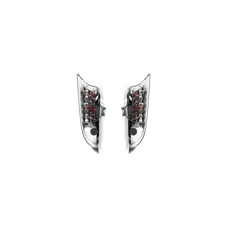 Feux arrière LED Ford Focus 98-04 rouge/cristal