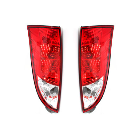 Feux arrière LED Ford Focus 98-04 rouge/cristal