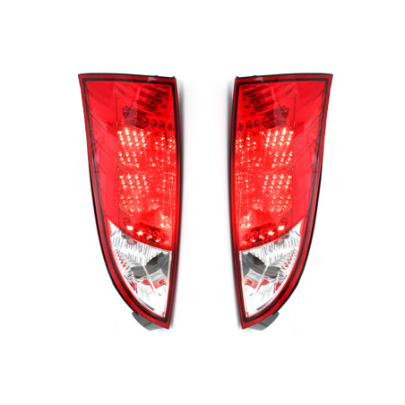 Feux arrière LED Ford Focus 98-04 rouge/cristal