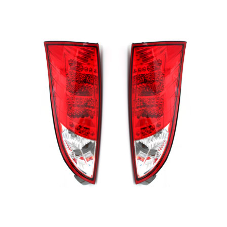 Feux arrière LED Ford Focus 98-04 rouge/cristal