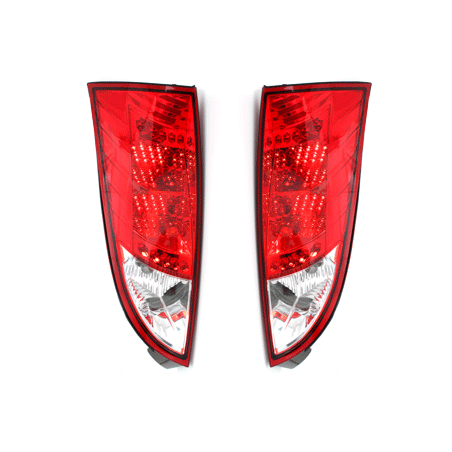 Feux arrière LED Ford Focus 98-04 rouge/cristal