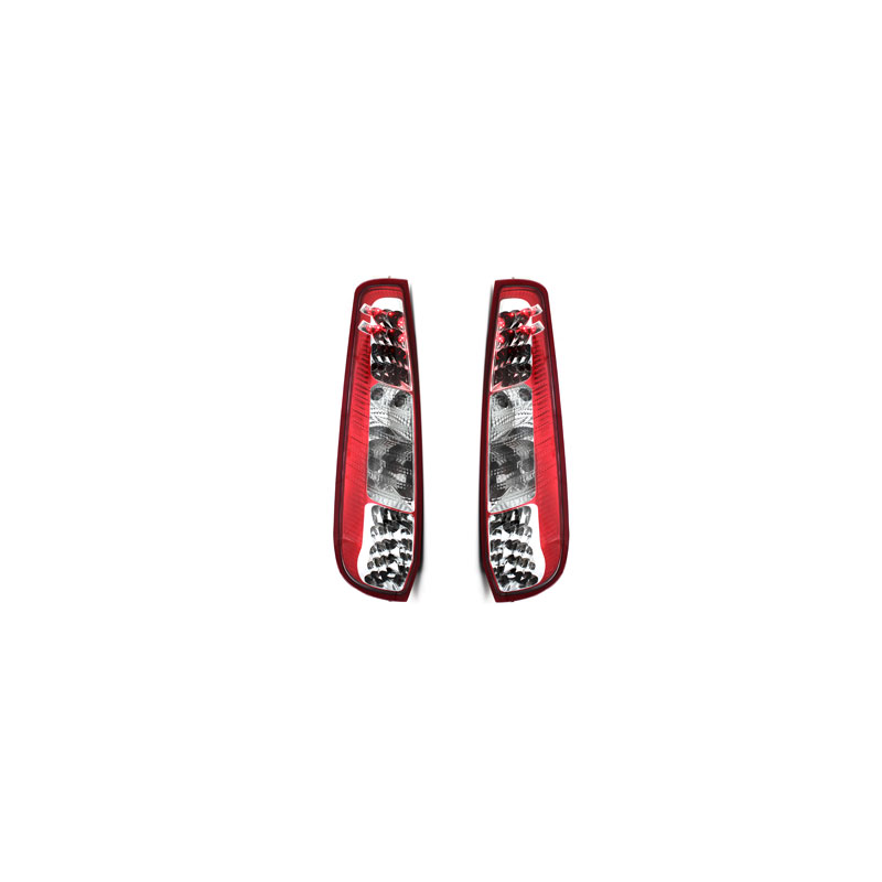 Feux arrière LED Ford Fiesta 6 03-10/05 3T  rouge/cristal