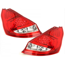 Feux arrière LED Ford Fiesta MK 7 08+ red/ cristal