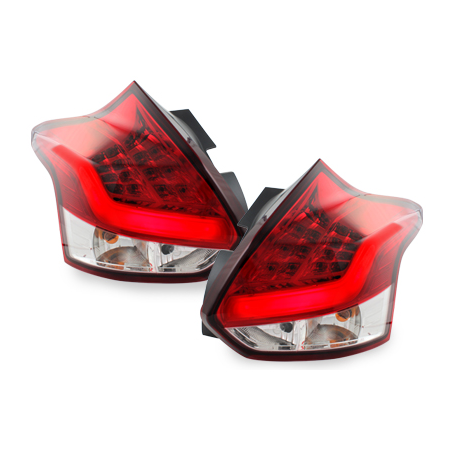 Feux arrière LED FORD FOCUS 2011+ _Rouge/clair