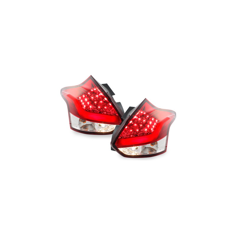 Feux arrière LED FORD FOCUS 2011+ _Rouge/clair
