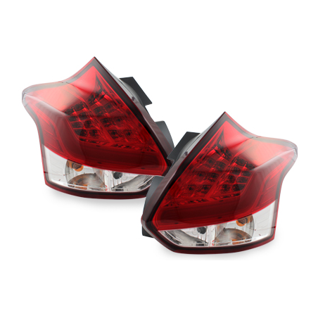 Feux arrière LED FORD FOCUS 2011+ _Rouge/clair