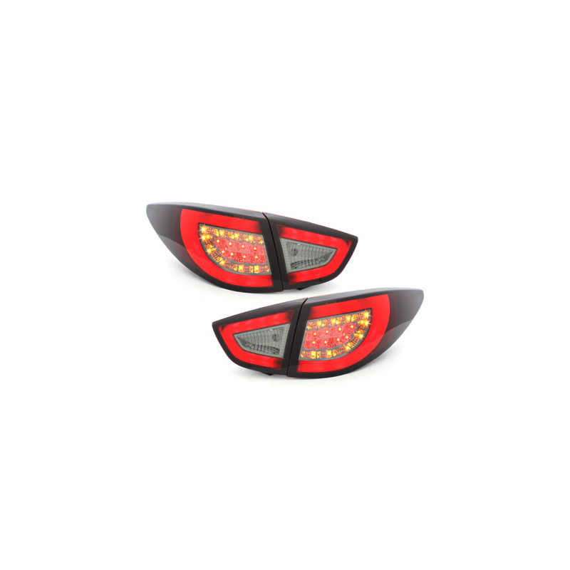 Feux arrière Hyundai Tucson/IX35 09+-Rouge/Fumé