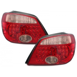 Feux arrière LED Mitsubishi Outlander 05-06  rouge/cristal