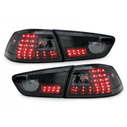 Feux arrière LED Mitsubishi Lancer ab 08 Noir