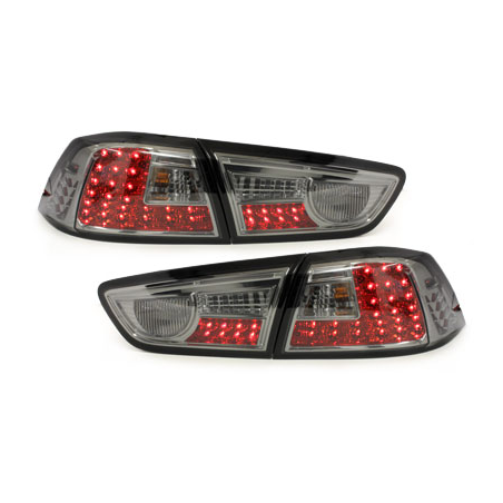 Feux arrière LED Mitsubishi Lancer ab 08 Fumé