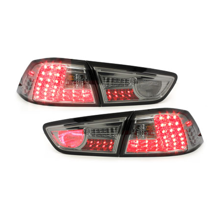 Feux arrière LED Mitsubishi Lancer ab 08 Fumé