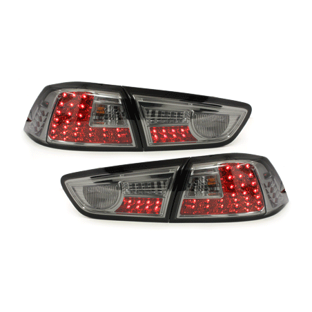 Feux arrière LED Mitsubishi Lancer ab 08 Fumé