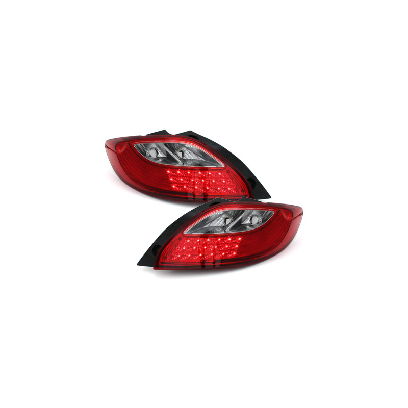 Feux arrière LED Mazda 2 07-10  rouge/clear