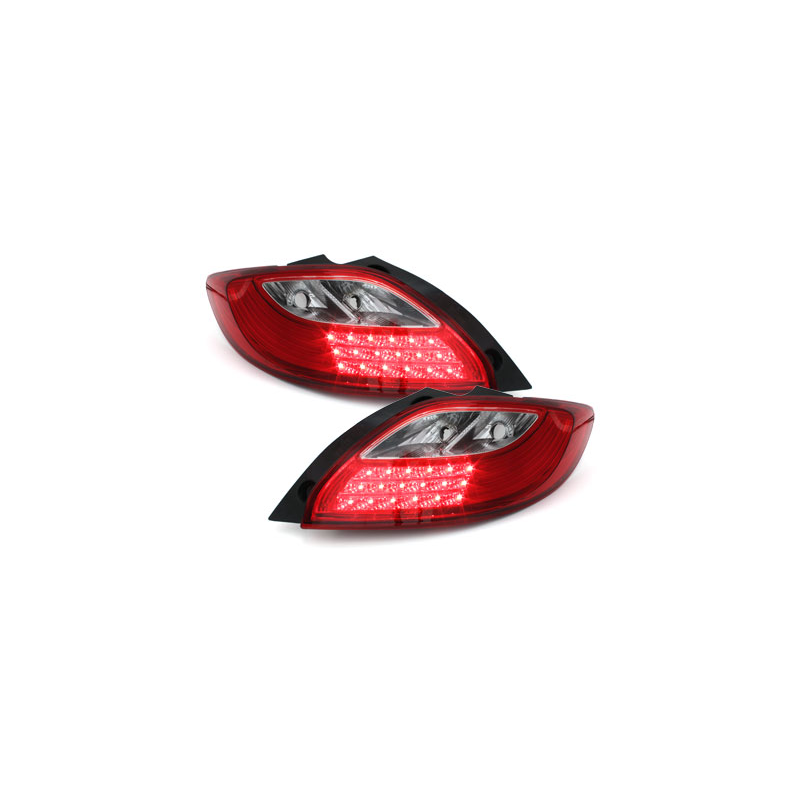 Feux arrière LED Mazda 2 07-10  rouge/clear