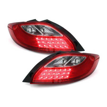 Feux arrière LED Mazda 2 07-10  rouge/clear