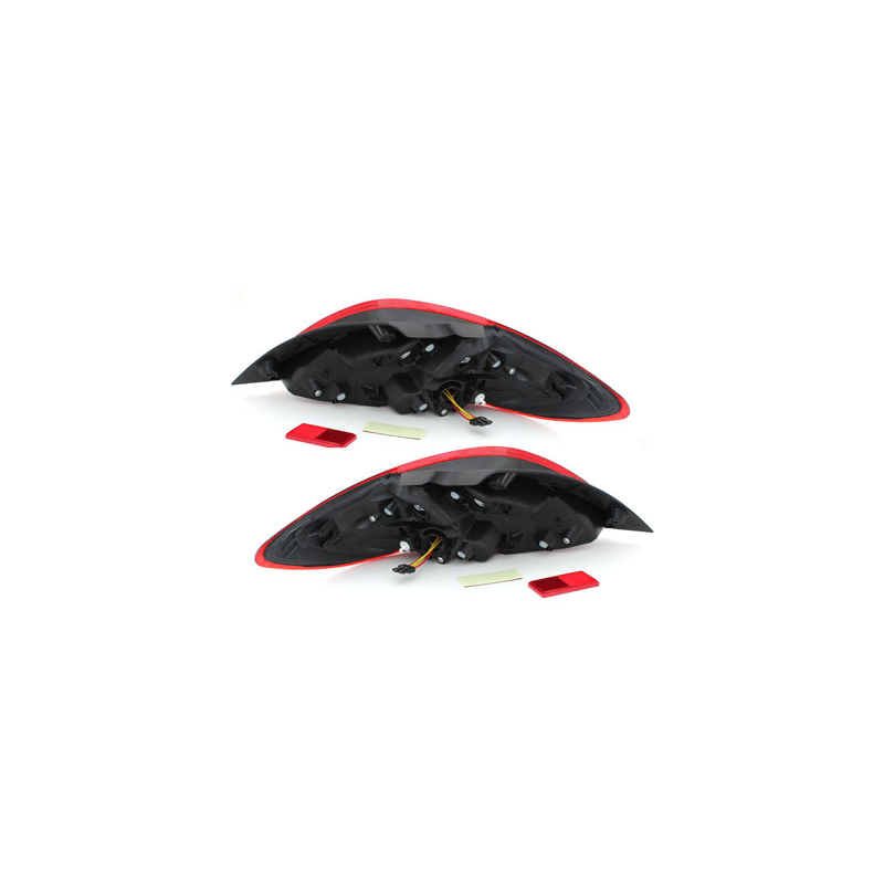 Feux arrière LED Mazda 2 07-10  rouge/clear