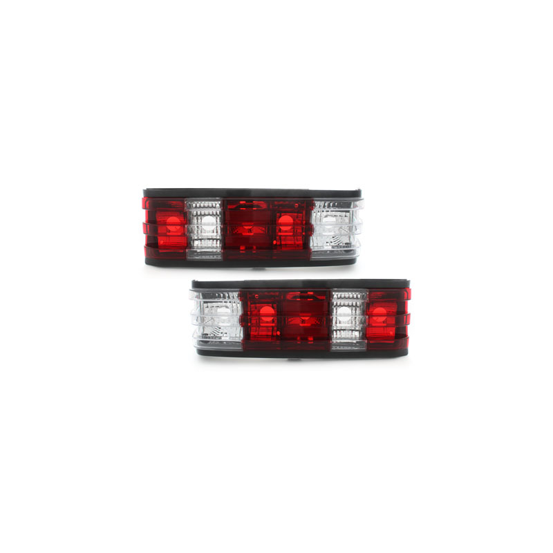 Feux arrière Mercedes Benz W201 82-93 _ 190E  rouge/cristal