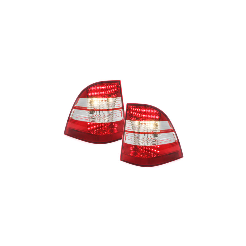 Feux arrière LED Mercedes Benz W163 M-Klasse  rouge/cristal