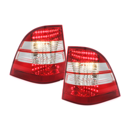 Feux arrière LED Mercedes Benz W163 M-Klasse  rouge/cristal