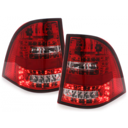 Feux arrière LED Mercedes Benz W163 M-Klasse  rouge/cristal