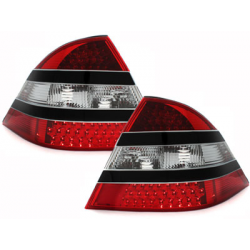 Feux arrière LED Mercedes Benz W220 S-Kl.Noir/red/ cristal