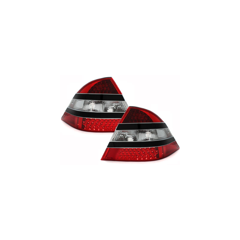 Feux arrière LED Mercedes Benz W220 S-Kl.Noir/red/ cristal