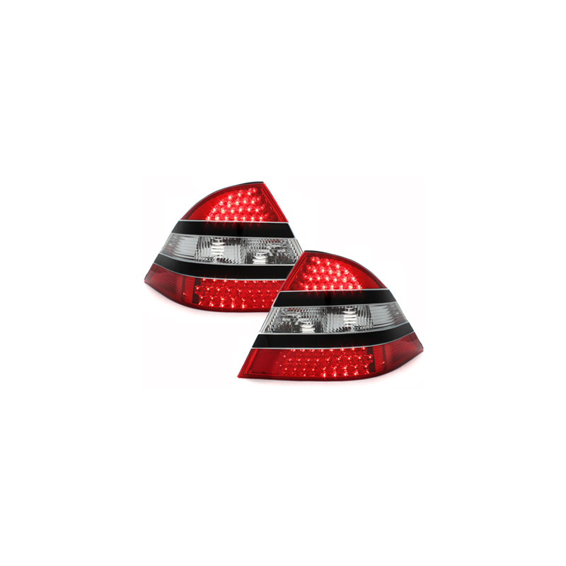 Feux arrière LED Mercedes Benz W220 S-Kl.Noir/red/ cristal