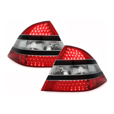 Feux arrière LED Mercedes Benz W220 S-Kl.Noir/red/ cristal