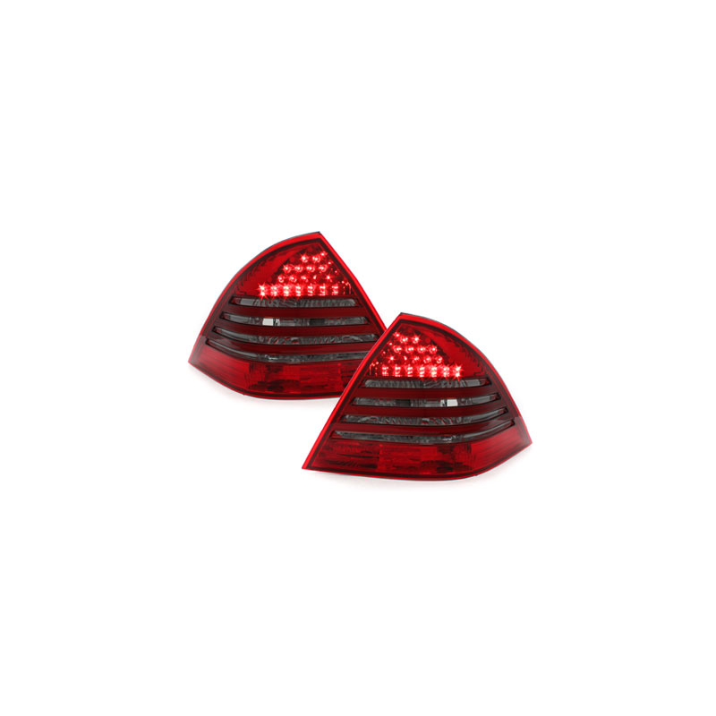 Feux arrière LED Mercedes Benz W203 C-Kl. 00-04  rouge/Fumé