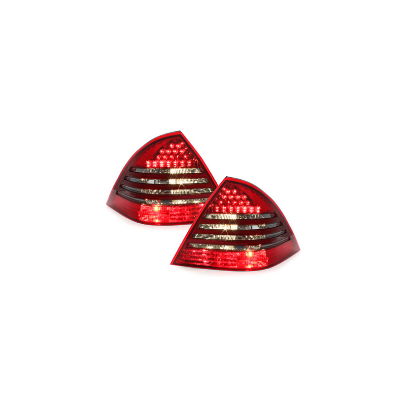 Feux arrière LED Mercedes Benz W203 C-Kl. 00-04  rouge/Fumé