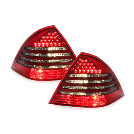 Feux arrière LED Mercedes Benz W203 C-Kl. 00-04  rouge/Fumé