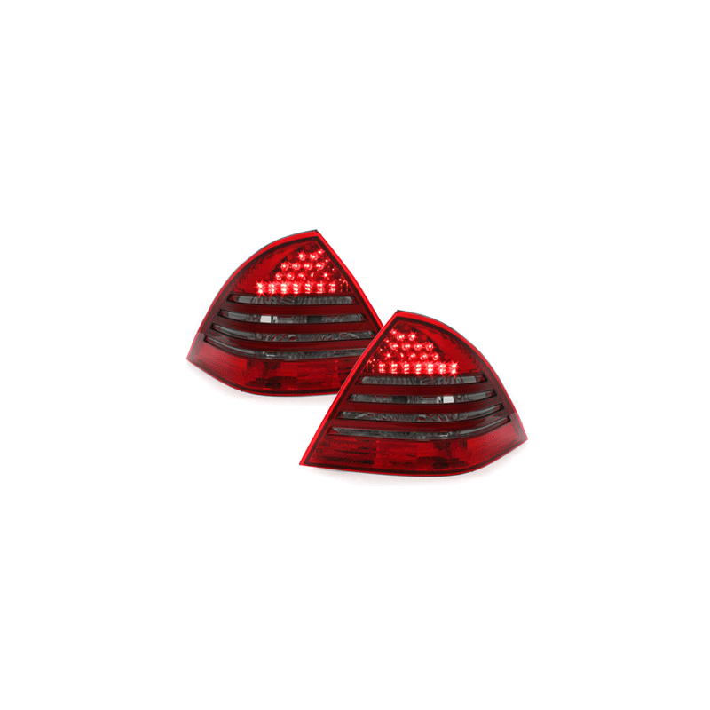 Feux arrière LED Mercedes Benz W203 C-Kl. 00-04  rouge/Fumé