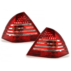 Feux arrière LED Mercedes Benz W203 C-Kl. 00-04 _red/ cristal