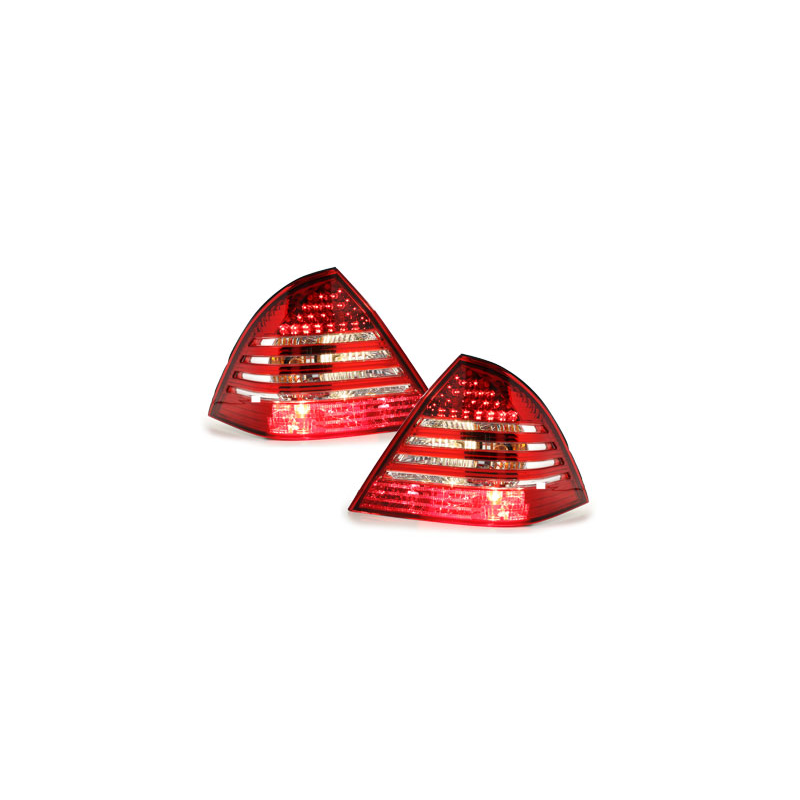 Feux arrière LED Mercedes Benz W203 C-Kl. 00-04 _red/ cristal