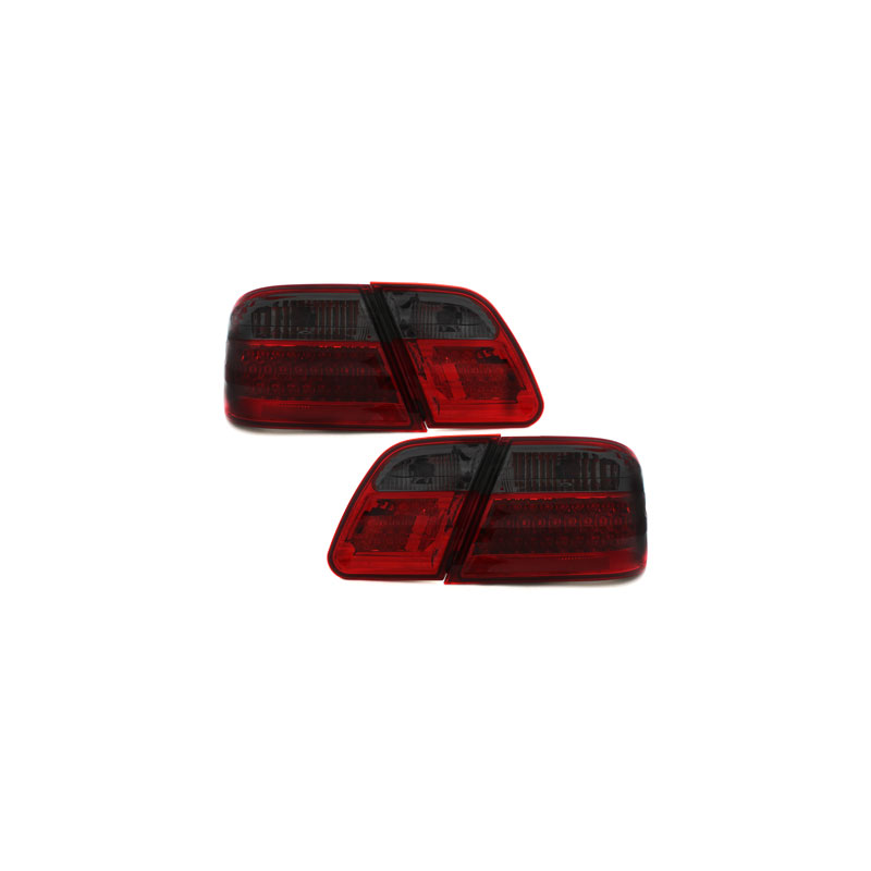 Feux arrière LED Mercedes Benz W210 E-Kl. 95-02  rouge/Fumé