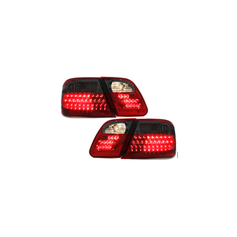 Feux arrière LED Mercedes Benz W210 E-Kl. 95-02  rouge/Fumé