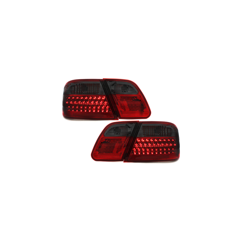 Feux arrière LED Mercedes Benz W210 E-Kl. 95-02  rouge/Fumé