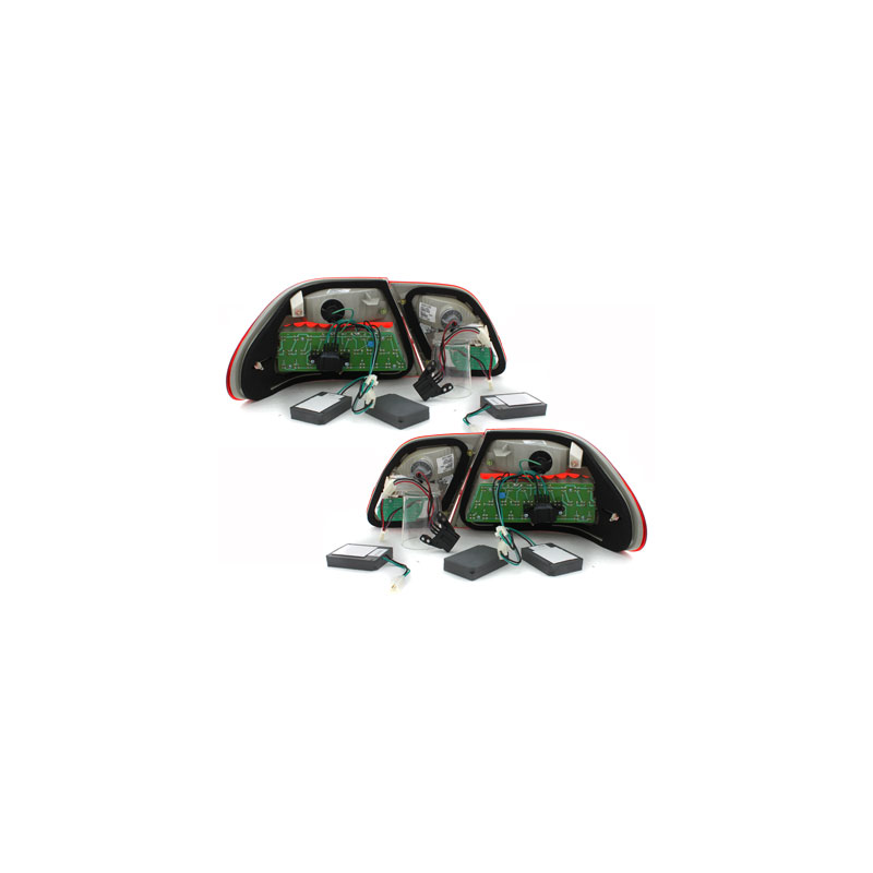 Feux arrière LED Mercedes Benz W210 E-Kl. 95-02  rouge/Fumé