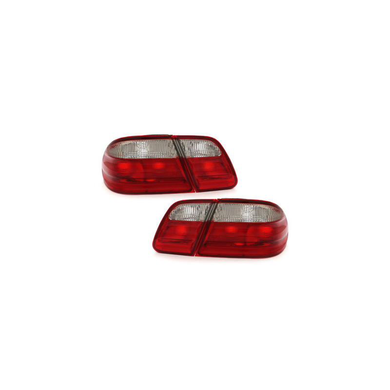 Feux arrière Mercedes Benz W210 E-Kl. 95-02  rouge/cristal