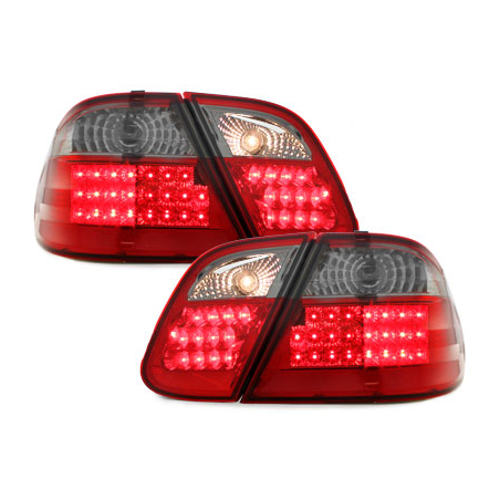 Feux arrière LED Mercedes Benz CLK C208 06.97-02  rouge/Fumé