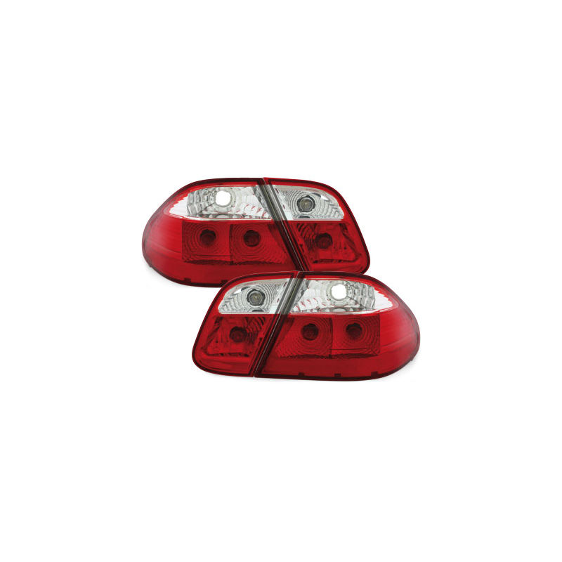 Feux arrière Mercedes B. CLK W208 06.97-02  rouge/cristal