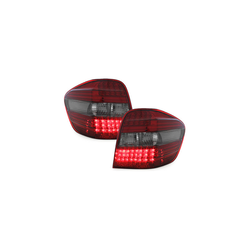 Feux arrière LED Mercedes Benz M-Kl. 05+ W164  Rouge fumé